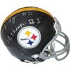 Image 1 : Frenchy Fuqua Signed Pittsburgh Steelers Riddell TB Mini Helmet SB Champs IX X (Silver Sig-Insc On B