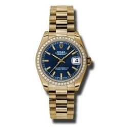 Rolex Datejust 31  18K Yellow Gold Presidential Bracelet  Women Watch