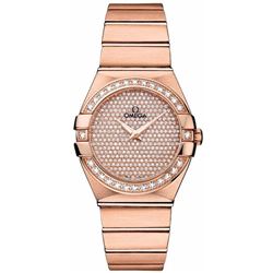 Omega Constellation Brushed Quartz 27Mm  Women Watch
