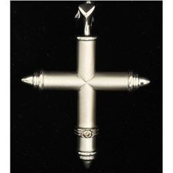 Sterling Silver .925  10.74 gram Cross Pendant