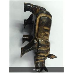 Wooden Rhino