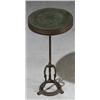 Image 1 : Indo-Persian Verdigris Brass and Cast Iron Tripod Stand, Early 20th Century, Height: 22-1/2 i...