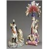 Image 1 : Continental Porcelain Allegorical Group of Africa and a Paris Porcelain Flower Vase, The first,...