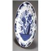 Image 1 : Dutch Delft Blue and White Floral Decorated Charger, 18th Century, Repair and some chips to r...