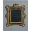Image 1 : Continental Baroque Style Painted and Gilt Decorated Gessoed Wood Mirror, 24-1/2 x 23 in (62.2...