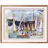 Image 1 : Raoul Dufy Harbor at Deaville c.1935 Fine Art Print