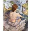 Image 2 : Toulouse-Lautrec La Toilette c.1896 Fine Art Print Signed in Plate