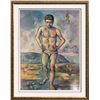 Image 1 : Paul Cezanne The Bather c.1885-87 Fine Art Print