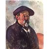 Image 2 : Paul Cezanne Self-Portrait with Beret c.1900 Fine Art Print