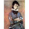 Image 2 : Manet Peintures Femme Aux Bras Croises c.1878 Fine Art Print