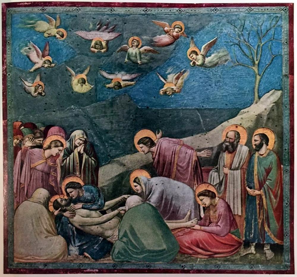 Masterpieces of Italian Paintings Giotto: The Lamentation over Christ c ...