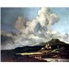 Image 2 : Masterpieces of Dutch Painting Jacob Ruisdael: The Burst of Sunlight c.1670 Fine Art Print