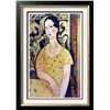 Image 1 : Amedeo Modigliani Peintures La Belle Espagnole c.1918-19 Fine Art Print Signed in Plate