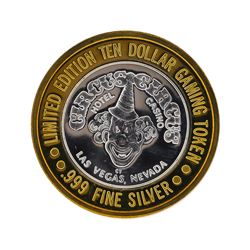.999 Silver Circus Circus Hotel & Casino $10 Gaming Token Limited Edition
