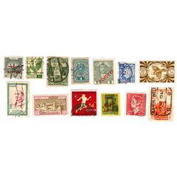 Postage Stamps Assorted Lot of 13