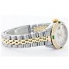 Image 3 : Womens Rolex Two-Tone Mother Of Pearl Diamond Datejust Wristwatch