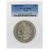 Image 1 : 1878 7/8TF $1 Morgan Silver Dollar Coin PCGS Graded MS60
