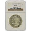 Image 1 : 1921 $1 Morgan Silver Dollar Coin NGC Graded MS66