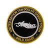 Image 1 : .999 Silver Gold Coast Las Vegas $10 Casino Gaming Token Limited Edition