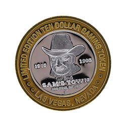 .999 Silver Sam's Town Las Vegas $10 Casino Gaming Token Limited Edition