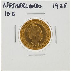 1925 10G Netherlands Gold Coin