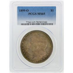 1899-O $1 Morgan Silver Dollar PCGS Graded MS65