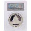 Image 2 : 2011 China Panda Silver Coin 10 Yuan PCGS First Strike MS70