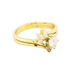 14KT Yellow Gold 0.60ctw Diamond Ring