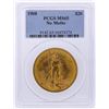 Image 1 : 1908 NM $20 St. Gaudens Double Eagle Gold Coin PCGS MS65