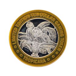 .999 Silver Tropicana Las Vegas $10 Casino Gaming Token Limited Edition