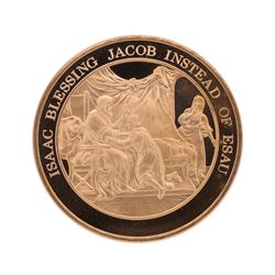 Franklin Mint Thomason Medallic Bible Proof Bronze Medal