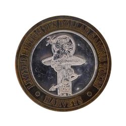 .999 Silver Harveys Lake Tahoe, Nevada $10 Casino Gaming Token Limited Edition