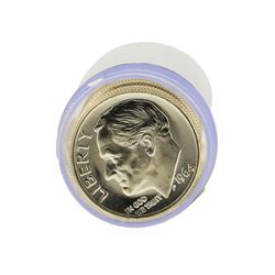 Roll of (50) 1964-P Brilliant Uncirculated Roosevelt Dimes