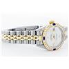 Image 3 : Womens Rolex Two-Tone Baguette Diamond And Sapphire DateJust Wristwatch