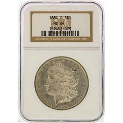 1884-O $1 Morgan Silver Dollar NGC Graded MS64