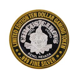 .999 Silver Circus Circus Hotel & Casino Reno $10 Gaming Token Limited Edition