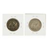 Image 2 : Set of (2) 1854-O Silver Liberty Seated Half Dollar Coins