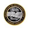 Image 2 : .999 Silver Flamingo Hilton Laughlin, NV $10 Casino Gaming Token Limited Edition