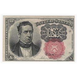 1874 Ten Cent Fifth Issue Fractional