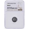 Image 1 : 1999 $10 American Platinum Eagle Coin NGC MS69