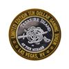Image 2 : .999 Silver Treasure Island Las Vegas $10 Casino Gaming Token Limited Edition