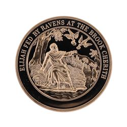 Franklin Mint Thomason Medallic Bible Proof Bronze Medal