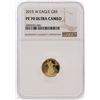Image 1 : 2015-W $5 American Gold Eagle Coin NGC Graded PF70 Ultra Cameo
