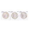 Image 1 : Set of (3) 1900 $1 Morgan Silver Dollar Coins