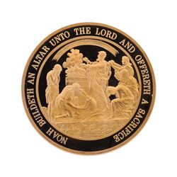 Franklin Mint Thomason Medallic Bible Proof Bronze Medal