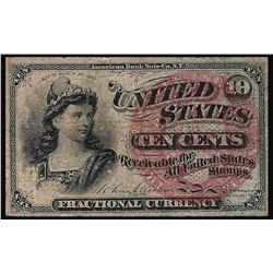 March 3, 1863 10 Cent 4th Issue Fractional Note