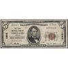 Image 1 : 1929 $5 National Bank of Portland, OR National Currency Note