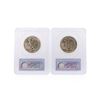 Image 2 : Set of (2) 1947 Walking Liberty Half Dollar Coins PCGS Graded MS63