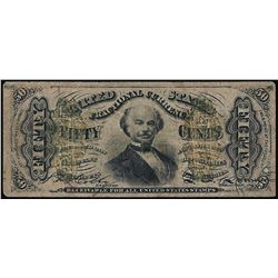 March 3, 1863 50 Cent 3rd Issue Fractional Note
