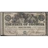 Image 1 : 1863 Twenty-Five Cents The State of Georgia Obsolete Note